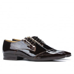 Pantofi eleganti barbati 792 lac bordo