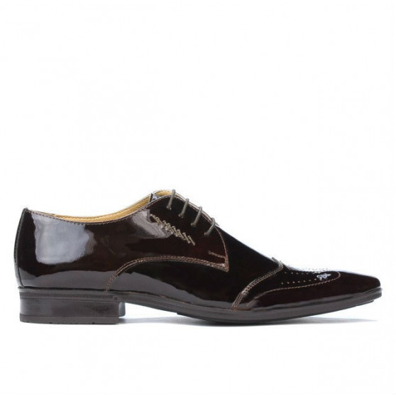 Pantofi eleganti barbati 792 lac bordo