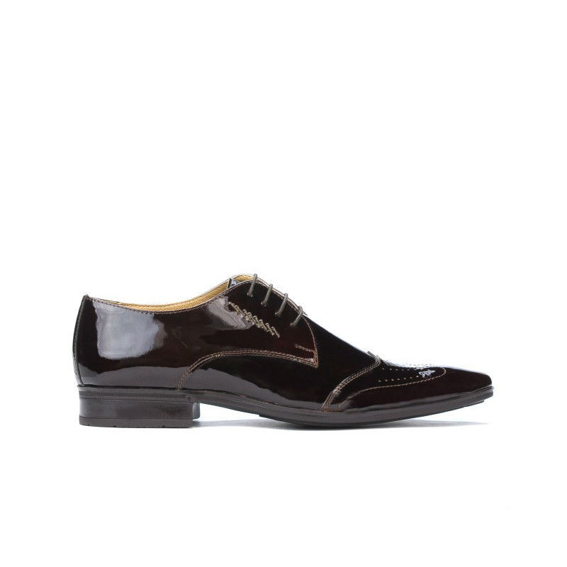 Pantofi eleganti barbati 792 lac bordo