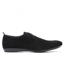 Pantofi casual barbati 794 negru velur 