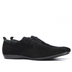 Pantofi casual barbati 794 negru velur 