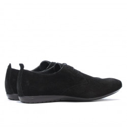 Pantofi casual barbati 794 negru velur 