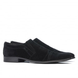 Pantofi eleganti barbati 796m negru velur