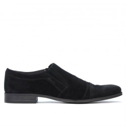 Pantofi eleganti barbati 796m negru velur