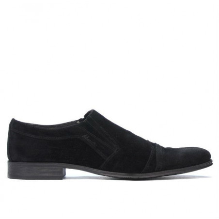 Pantofi eleganti barbati 796m negru velur