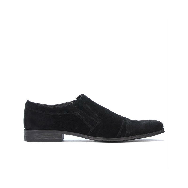 Pantofi eleganti barbati 796m negru velur