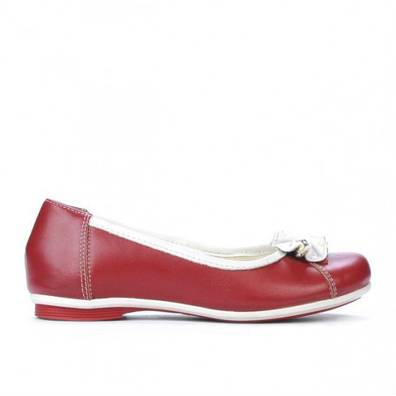 Pantofi copii 129 rosu+alb Pantofi copii 129 rosu+alb