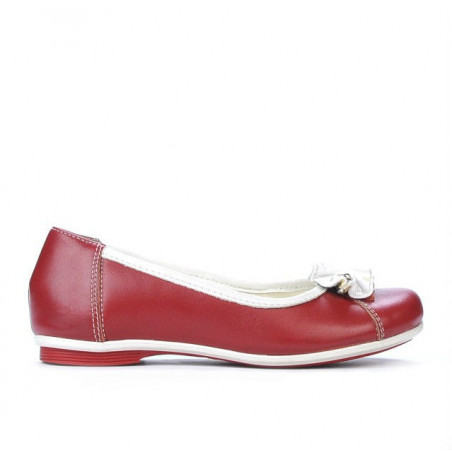 Pantofi copii 129 rosu+alb
