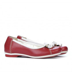 Pantofi copii 129 rosu+alb