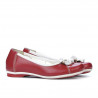Pantofi copii 129 rosu+alb