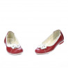 Pantofi copii 129 rosu+alb