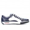 Pantofi sport adolescenti 307 indigo+alb