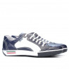 Pantofi sport adolescenti 307 indigo+alb
