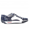Pantofi sport adolescenti 307 indigo+alb