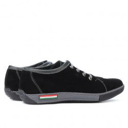 Pantofi sport adolescenti 309 negru velur