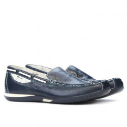 Férfi mokaszinek 719 crep indigó+fehér