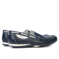 Férfi mokaszinek 719 crep indigó+fehér