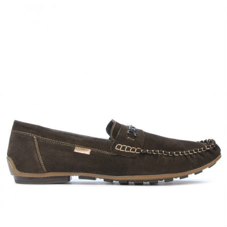 Mocasini barbati 737 cafe velur