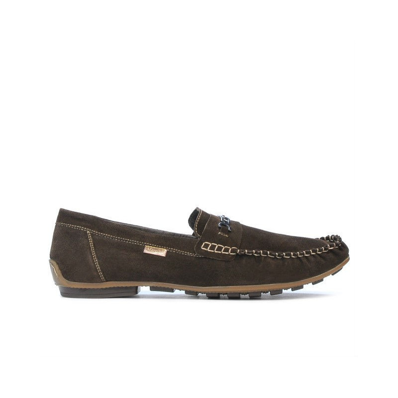 Mocasini barbati 737 cafe velur