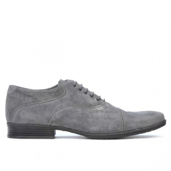 Pantofi casual / eleganti barbati 738 gri velur Pantofi casual / eleganti barbati 738 gri velur