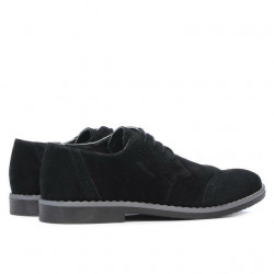 Pantofi casual / eleganti barbati 746 negru velur 