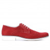 Pantofi casual barbati 783 rosu velur