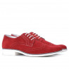 Pantofi casual barbati 783 rosu velur