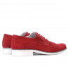 Pantofi casual barbati 783 rosu velur