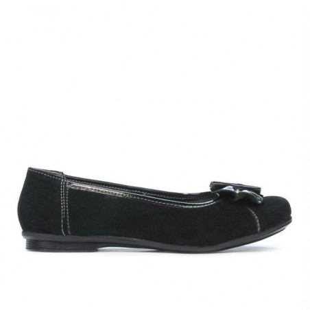 Pantofi copii 129 negru velur