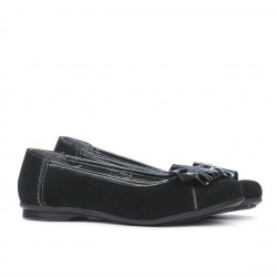 Pantofi copii 129 negru velur