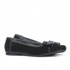 Pantofi copii 129 negru velur