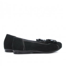 Pantofi copii 129 negru velur