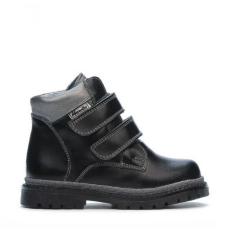 Ghete copii mici 37c negru+argintiu