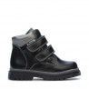 Ghete copii mici 37c negru+argintiu