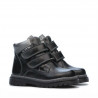 Ghete copii mici 37c negru+argintiu
