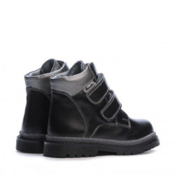 Ghete copii mici 37c negru+argintiu