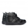 Ghete copii 3207-1 negru+gri