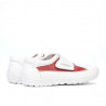 Pantofi copii 107 alb+rosu
