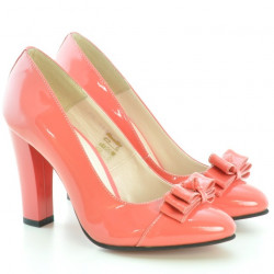 Pantofi eleganti dama 1226 lac rosu corai