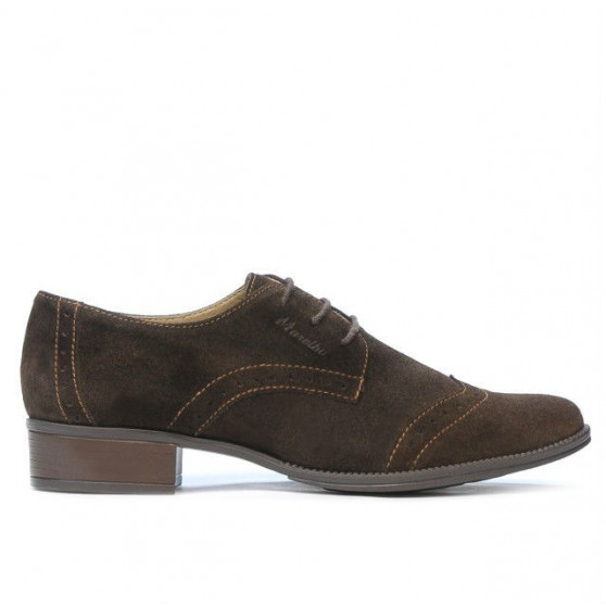 Pantofi casual dama 691 cafe velur
