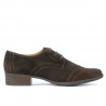 Pantofi casual dama 691 cafe velur
