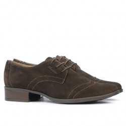Pantofi casual dama 691 cafe velur