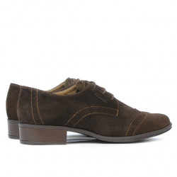 Pantofi casual dama 691 cafe velur