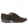 Pantofi casual dama 691 cafe velur