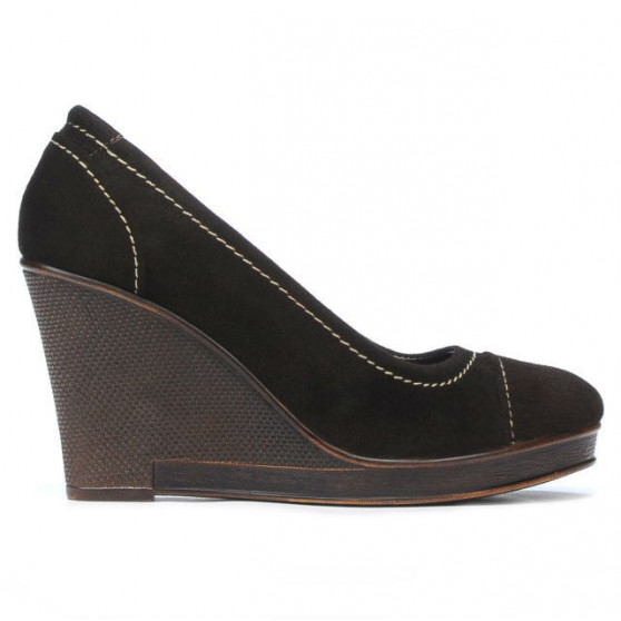 Pantofi casual dama 177 cafe velur