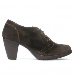 Pantofi casual dama 167 cafe velur