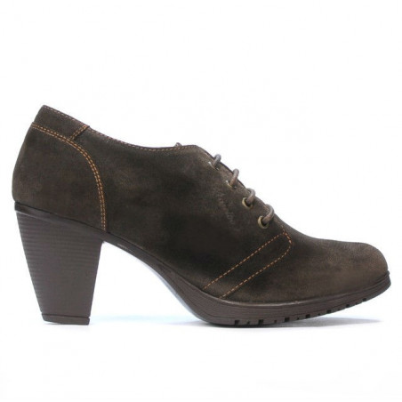 Pantofi casual dama 167 cafe velur