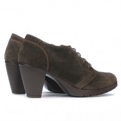 Pantofi casual dama 167 cafe velur