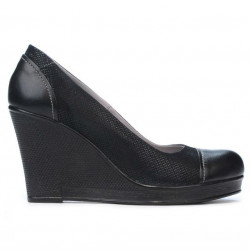 Pantofi casual dama 177 indigo combinat