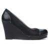 Pantofi casual dama 177 indigo combinat